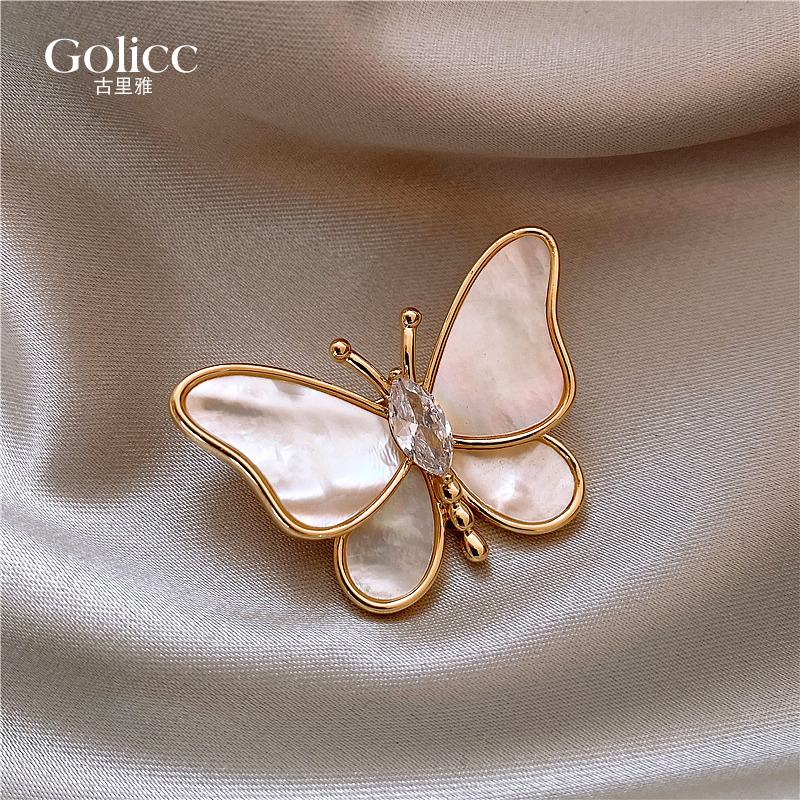 蝴蝶胸针golicc/古里雅女