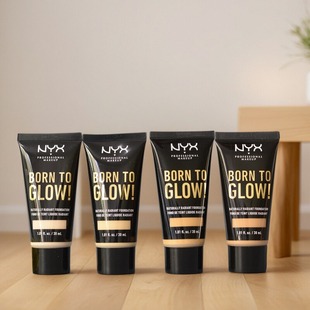 海淘正品 30ml 英国海淘正品 nyx天生光泽粉底 nature 黑黄皮