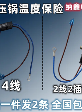 原装电压力锅温度保险管RY169A Tf172℃温控热熔断器4线/2线2插片
