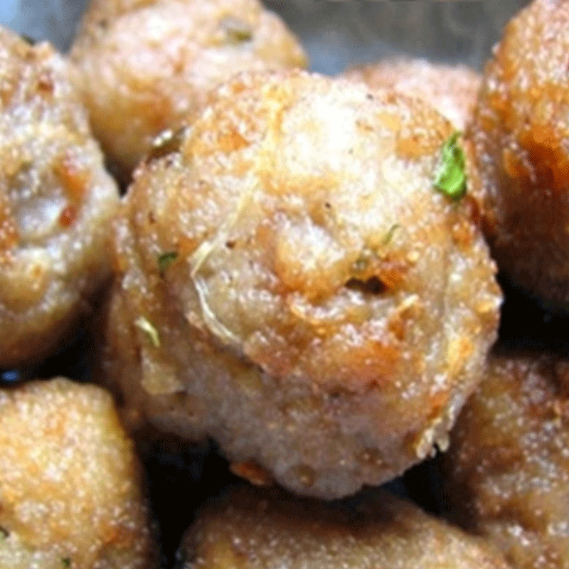 益阳特产藕丸子莲藕圆子纯手工小吃特色怀旧素丸子现榨火锅新鲜