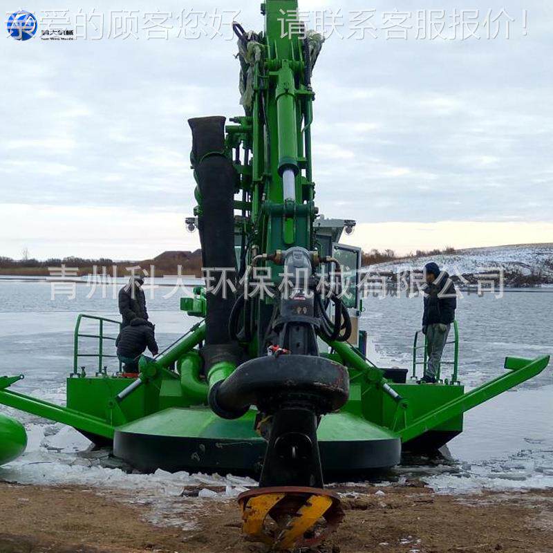 水KD-110两栖水王铲清淤机 新泥王反设备 浅掘水河道渠道陆水路两