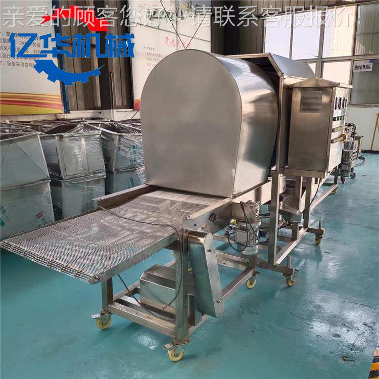 条薯裹粉机 全自动滚筒上粉机厂家生 土豆条产滚筒裹YH-400粉机