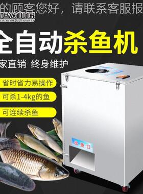 全产自动杀鱼机用高效去鳞剖腹内脏水海去鲜工厂酒店厨商房杀鱼机