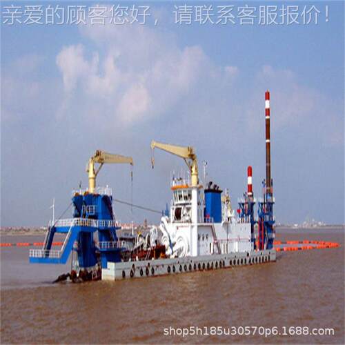 山东生产挖泥装式河底抽沙泵船KD-6挖泥船疏浚挖拼船水泥道清淤船