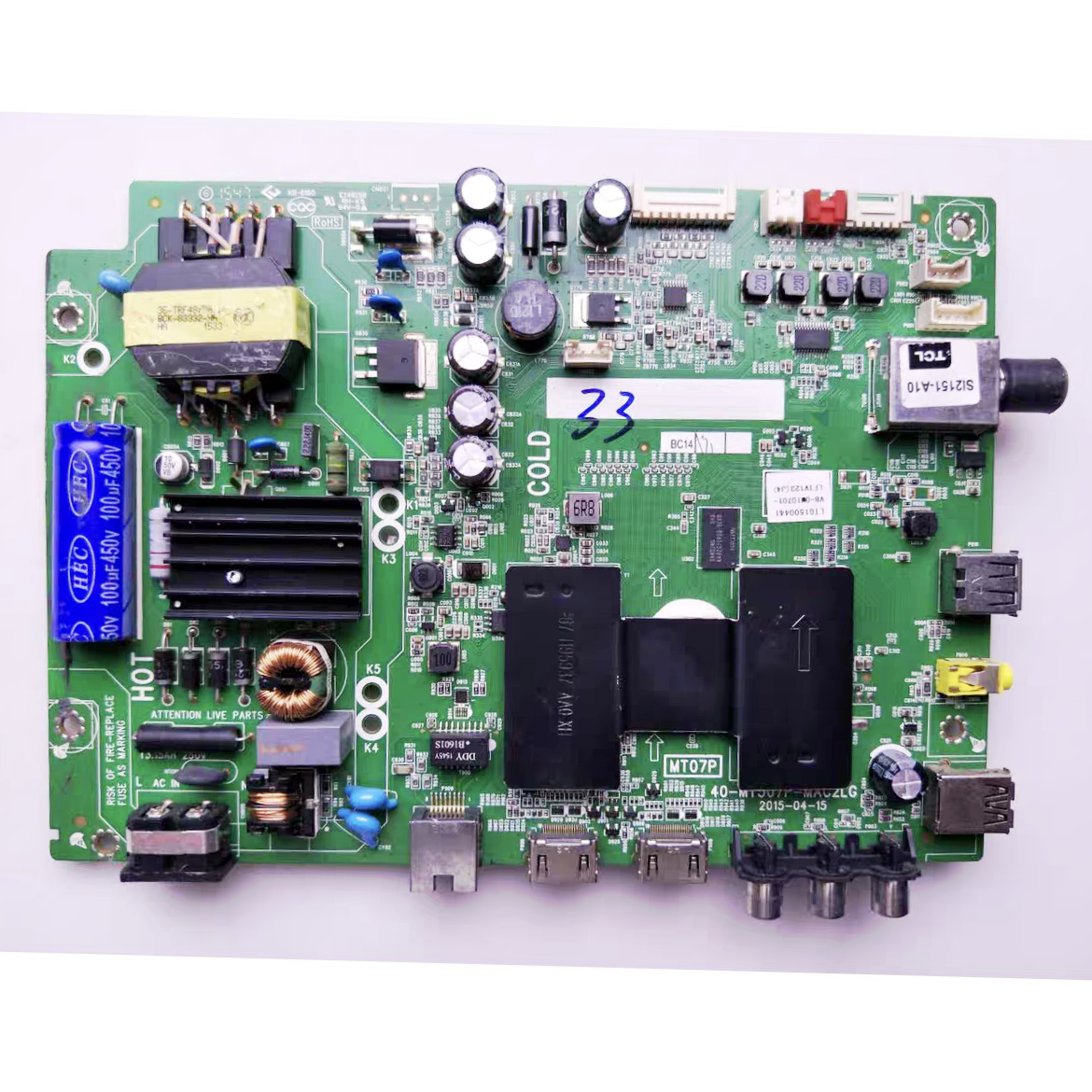 TCL L40F3800A D43A71 L43F3800A主板40-MT507P-MAA2LG/MAC2LG