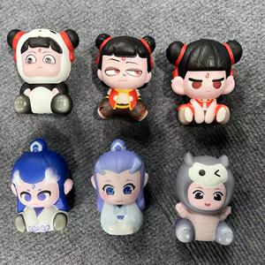 （哪吒＋敖丙）儿童玩具魔童闹海捏捏乐玩具慢回弹手办CJ