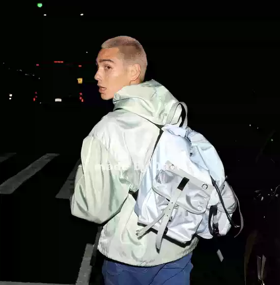 Dvsclk Purple Frank Ocean Homer Anorak Nylon Jacket Same Style as Ken's Faha
