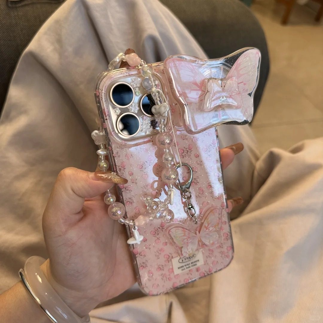 春日氛围感粉色碎花适用苹果iPhone16promax手机壳15promax可爱15pro防摔14挂链13pro旋转支架16简约14pro女,3C数码配件,手机保护套/壳,淘宝优惠券,粉丝福利购,淘宝优惠卷