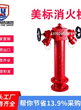 美标消火栓BS EN 14384，EN 1074-6湿柱消火栓厂家外贸地上栓