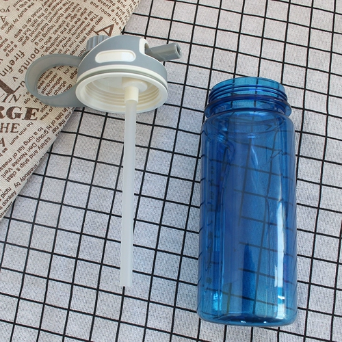 Складной детский стакан для воды со стаканом, вместительный и большой универсальный летний чайник, защита при падении, 600 мл