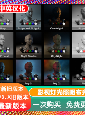 Blender插件 EV Express 10.48 专业EEVEE影视级灯光系统一键布光