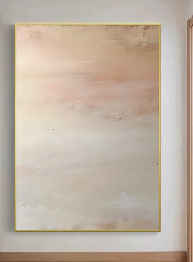 侘寂风现代简约玄关装饰画抽象