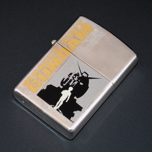 正品 1997年高达机动战士纪念限量款 Zippo打火机 收藏 绝版 原装