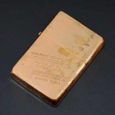 Zippo老机1986年37复刻铜打火机