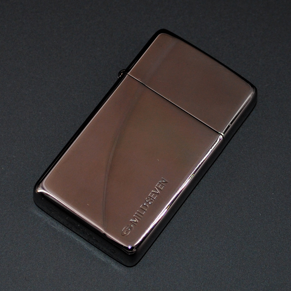 原装正品Zippo打火机-绝版收藏-2010年镀钛七星纤巧窄版盔甲机