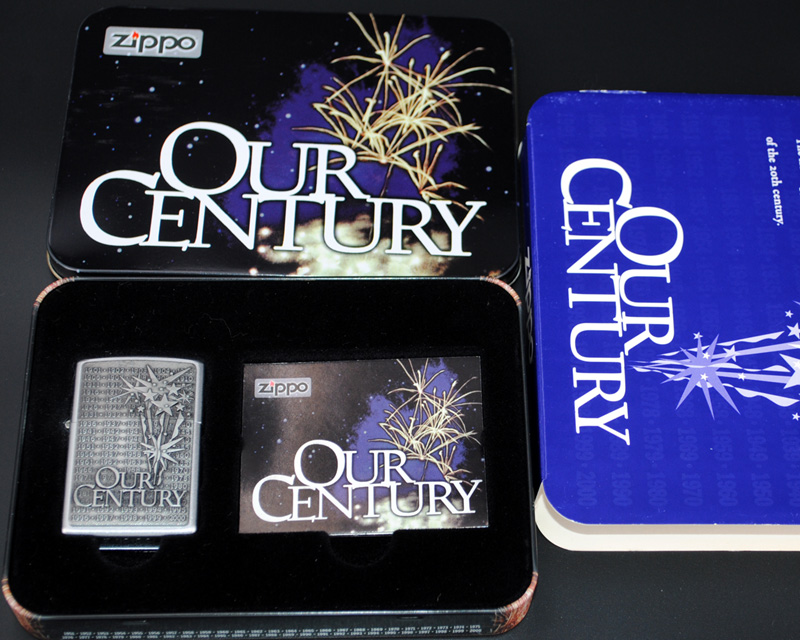 原装正品Zippo芝宝打火机-精品收藏-1999年年度纪念千禧礼花C99