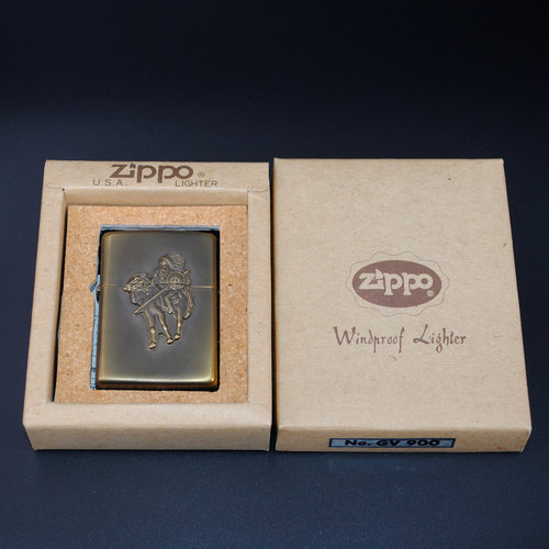 Zippo收藏1992年印第安打火机