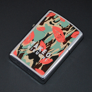 正品 2001年菊池武夫联名迷彩款 Zippo打火机 收藏 绝版 原装