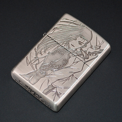 Zippo日本动漫黑礁仙华打火机