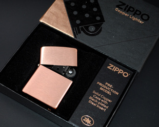 2022年纯紫铜copper光板机 美国Zippo芝宝打火机 原装 正品