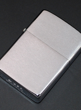 原装正品Zippo打火机-老机收藏-1988年小斜底光板机