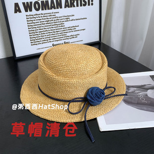 粥西西HatShop 清仓孤品样品帽子夏季度假风海边出游遮阳防晒帽子