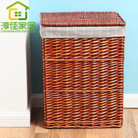 Storage baskets, dirty clothes baskets, rattan dirty clothes storage baskets, dirty clothes baskets, toy storage baskets, willow baskets for hot pot restaurants thumbnail 5