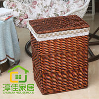Storage baskets, dirty clothes baskets, rattan dirty clothes storage baskets, dirty clothes baskets, toy storage baskets, willow baskets for hot pot restaurants thumbnail 4