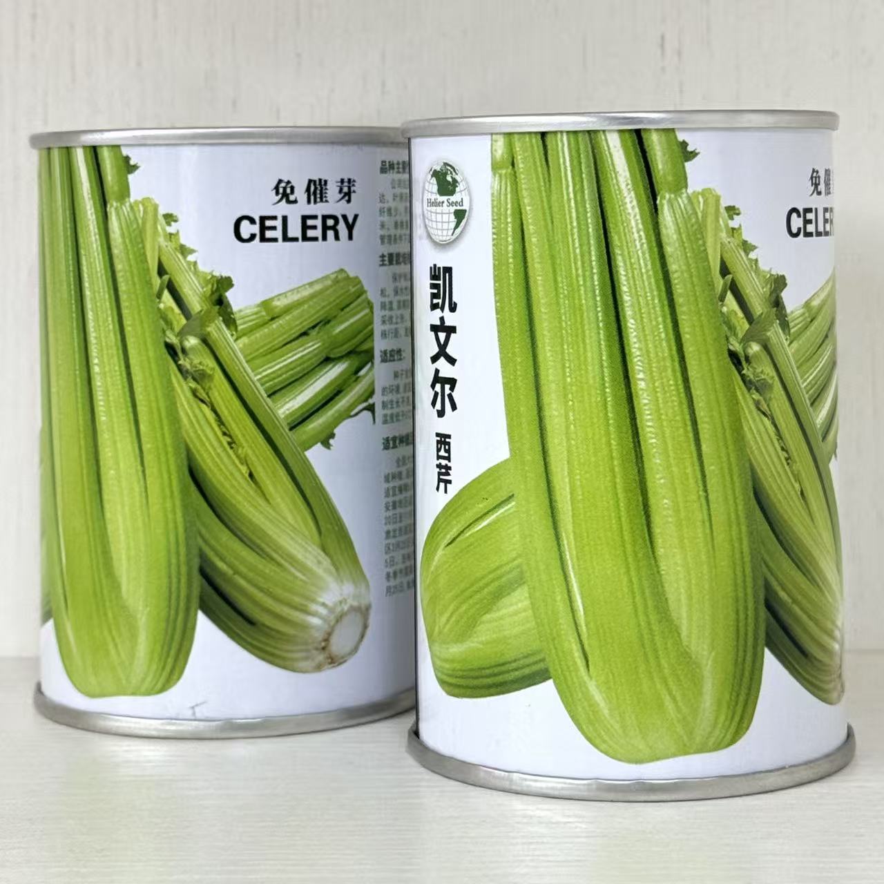 凯文尔西芹免催芽早熟西芹种子实杆叶柄浅绿嫩黄芹菜种籽口感脆嫩