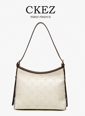 CKEZ包包女式2025新款大容量软皮轻奢小众设计慵懒百搭通勤单肩包