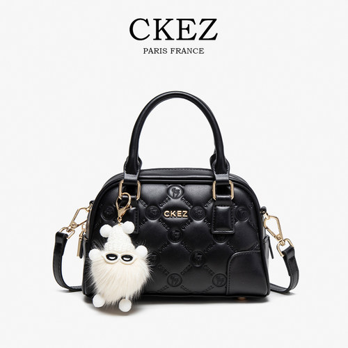 【CKEZ官方正品】包包女式2026新款时尚百搭手拎菱格单肩包斜挎包
