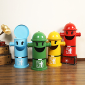 卡通垃圾桶大号带盖幼儿园儿童户室外消防栓创意分类商用果皮箱