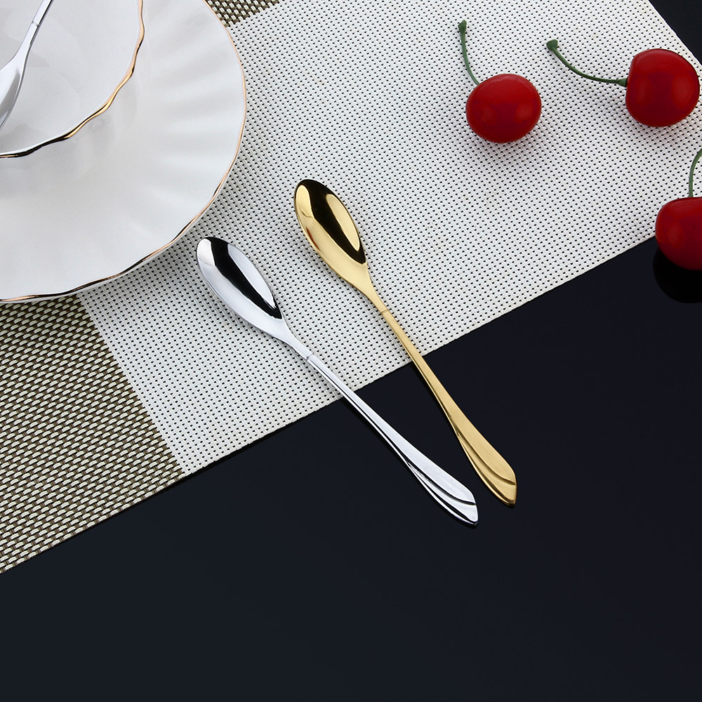 不锈钢咖啡小勺甜品勺雪糕勺药粉勺13厘米小勺家用咖啡搅拌勺,餐饮具,咖啡勺,淘宝优惠券,粉丝福利购,淘宝优惠卷