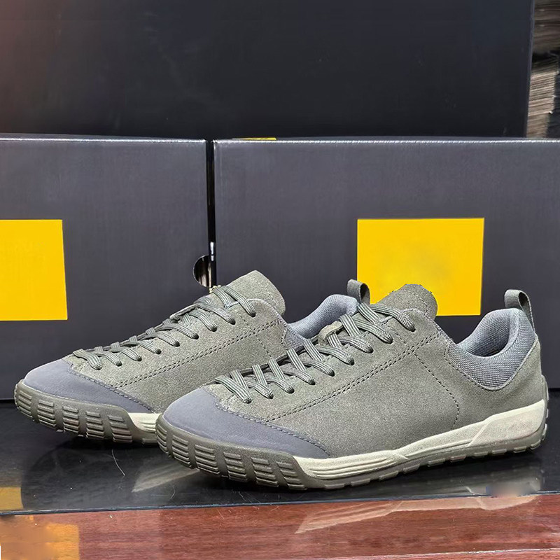 外贸原单头层牛皮英伦男士户外休闲皮鞋真皮耐磨防滑板鞋潮流单鞋