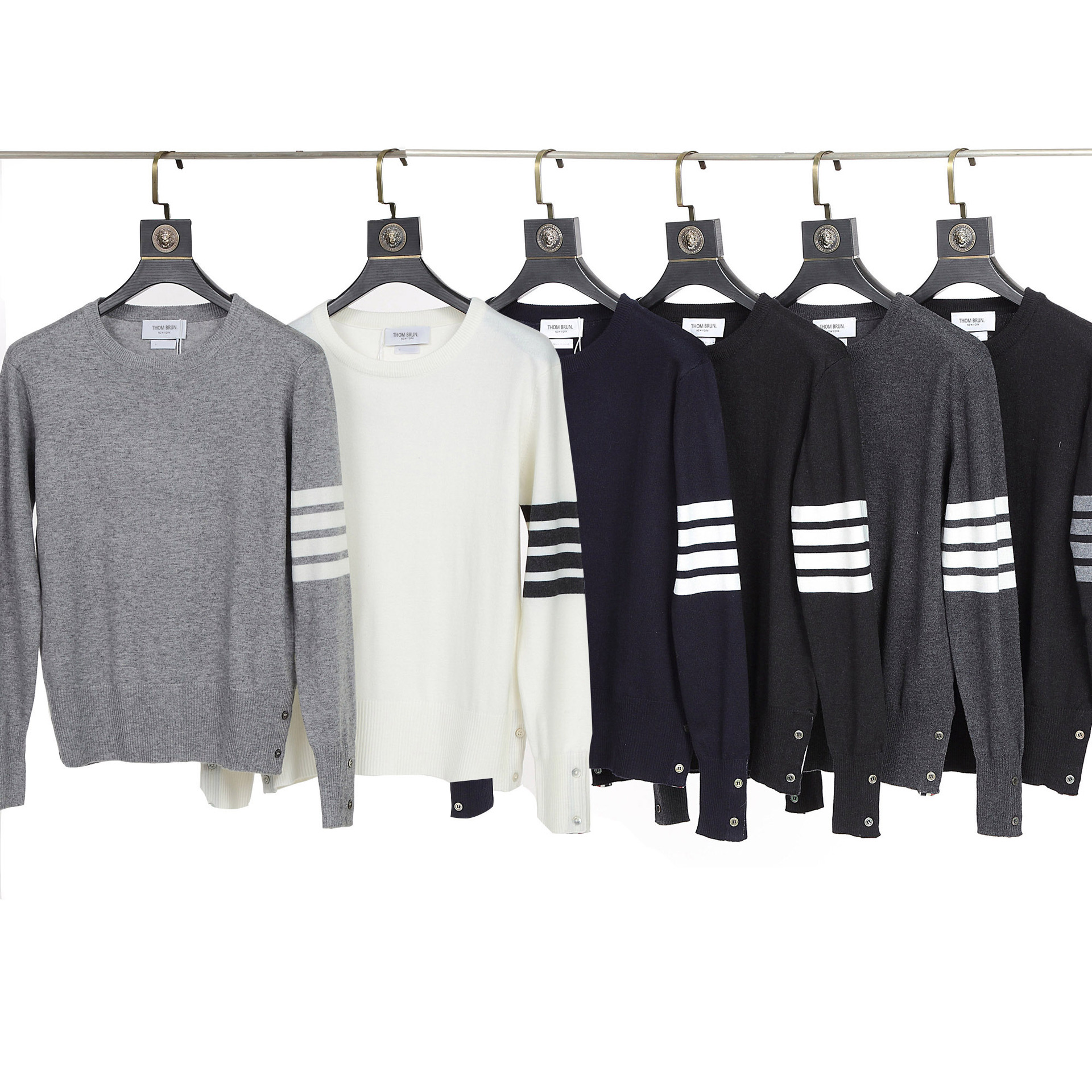 tb汤姆布朗男女同款正确套头毛衣