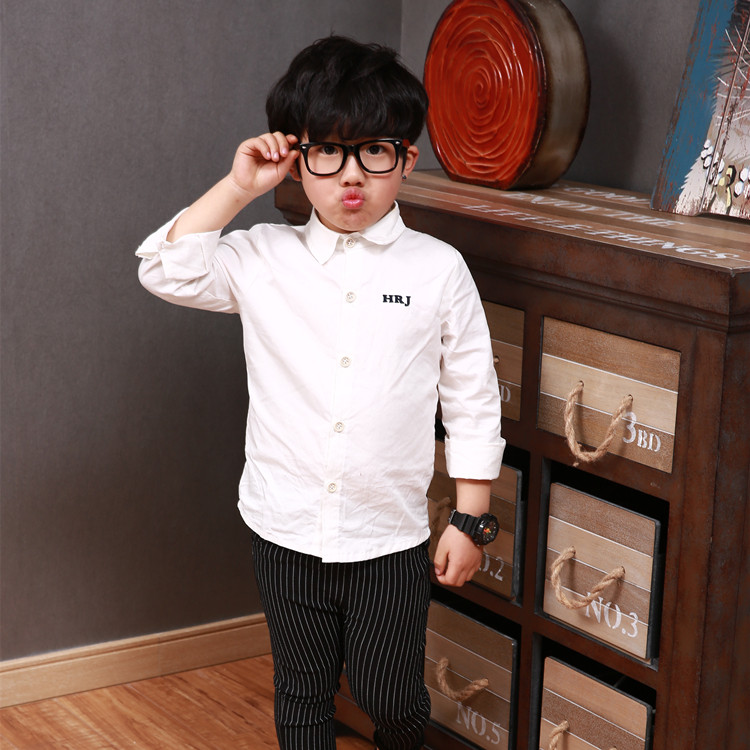 Chemise garcon à manche longue - Ref 2075808 Image 1