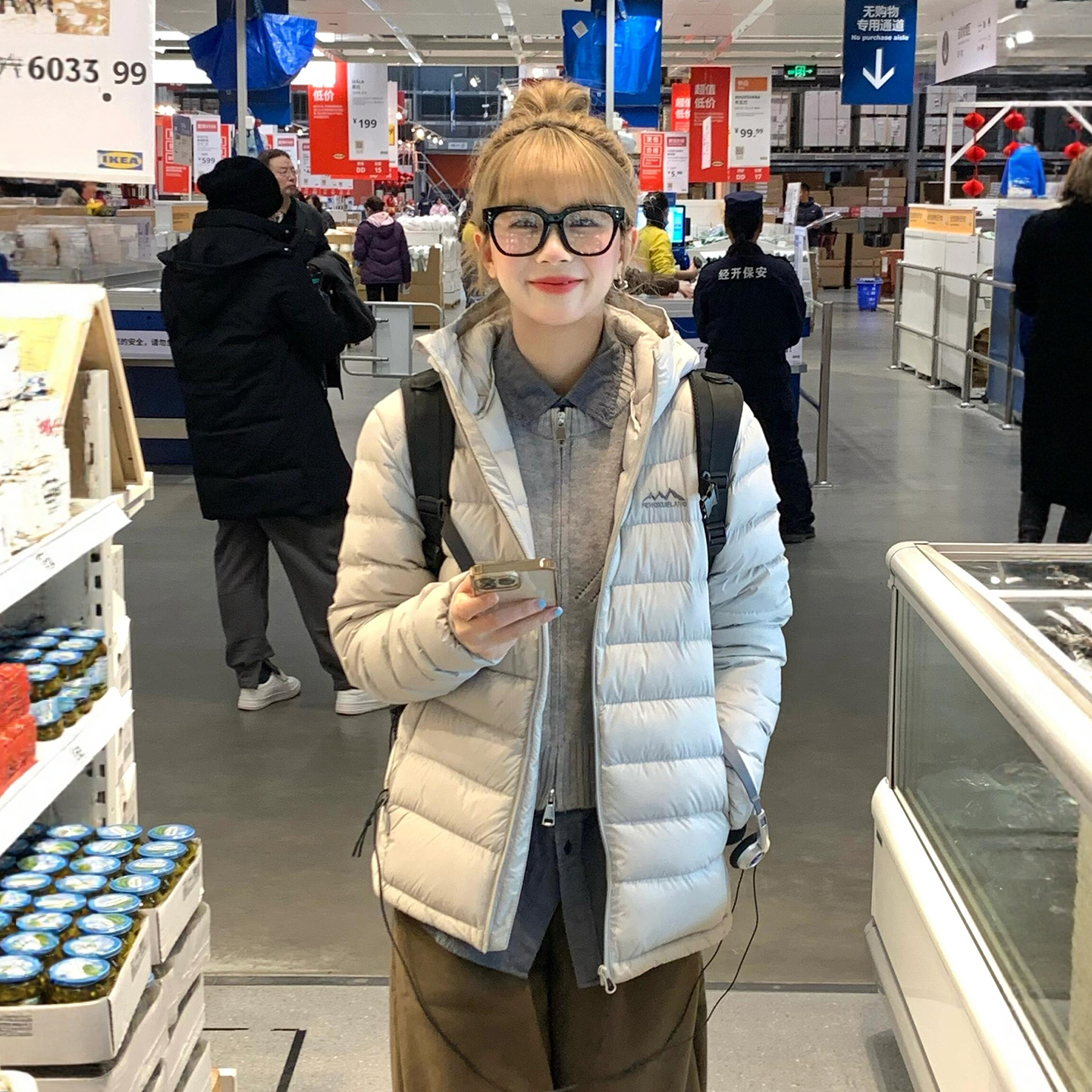 排骨轻薄羽绒棉服女短款2025新款冬季韩系显瘦超好看棉袄情侣外套