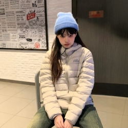 冬季排骨羽绒棉服高级感情侣外套