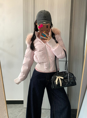 2025冬季新款棉服女短款巨好看收腰显瘦韩系棉衣加厚甜美棉袄外套