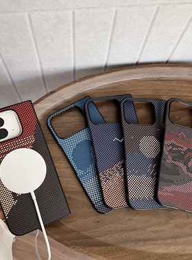 适用谷歌Pixel 10pro Fold折叠手机壳磁吸肤感星月碳纤维纹月升蓝简约商务个性创意防摔保护套男女潮