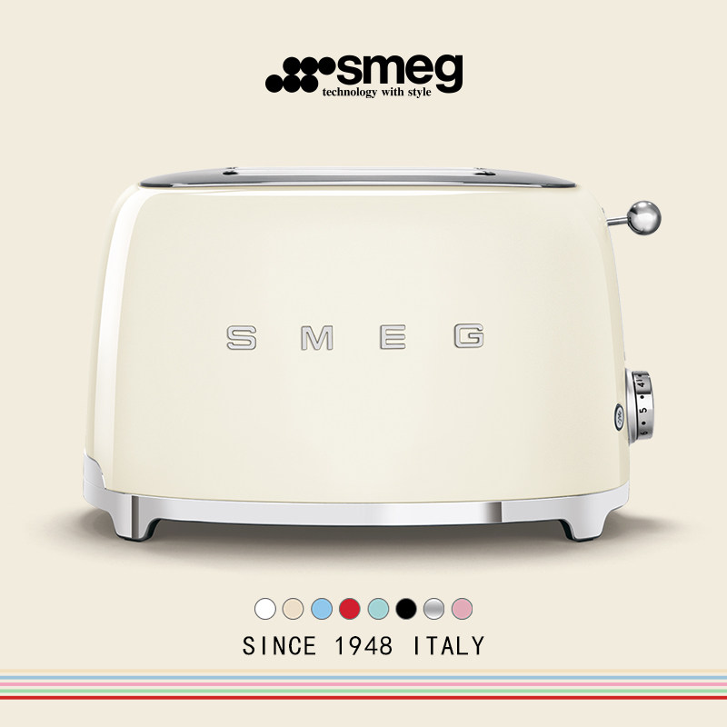 thumbnail for SMEG Smeg TSF01 Multifunctional Retro Toaster Toaster Toaster Home Heating Breakfast Maker