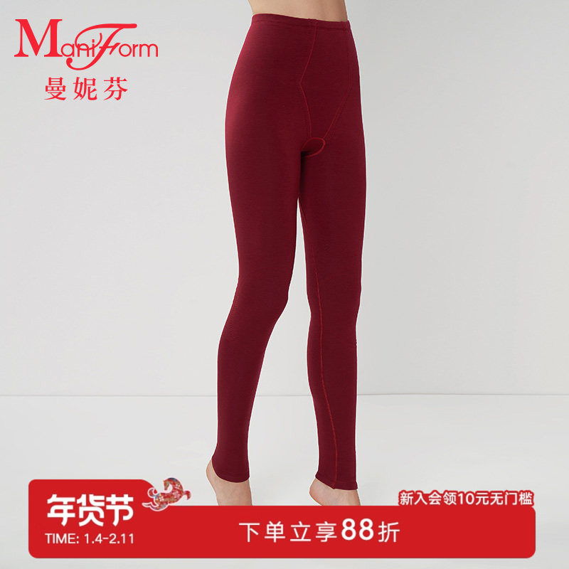 曼妮芬女士打底暖裤内搭秋裤高腰裤子柔软长裤20210419,女士内衣/男士内衣/家居服,保暖裤,淘宝优惠券,粉丝福利购,淘宝优惠卷