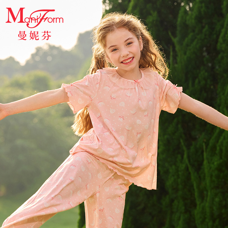 曼妮芬女童莫代尔家居服