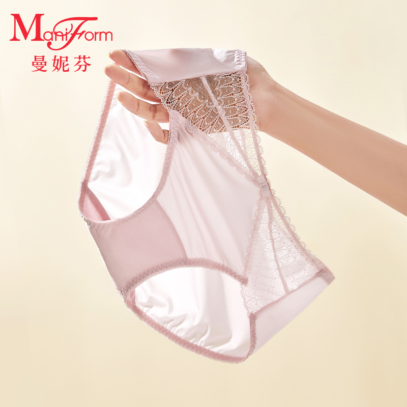 曼妮芬女士蕾丝内裤中低腰