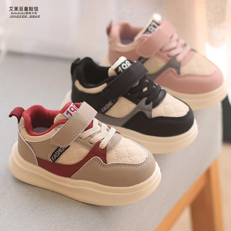 保暖软底加绒宝宝男童板鞋防滑