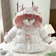 2025新款 棉服洋气女宝宝加厚棉袄公主棉衣小女孩加绒外套 女童冬季