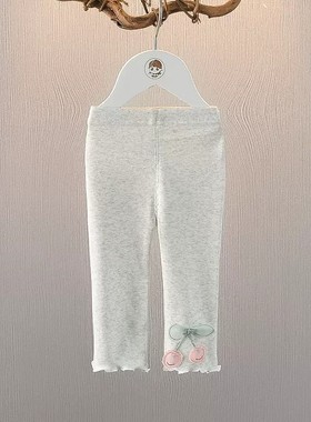 七分裤纯棉女宝宝打底裤夏季裤子