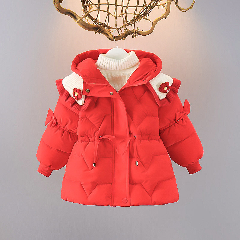 女童加厚棉衣冬过年棉服棉袄外套