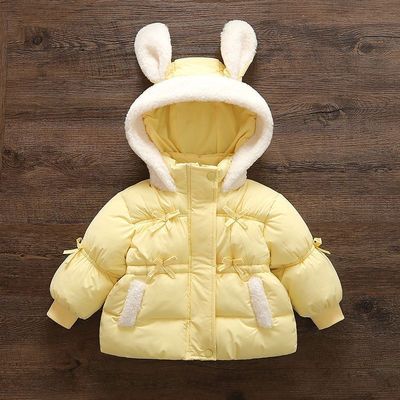 女宝宝加厚棉衣棉袄冬季棉服外套