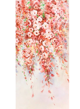 新款玄关装饰画丁香花语装饰画